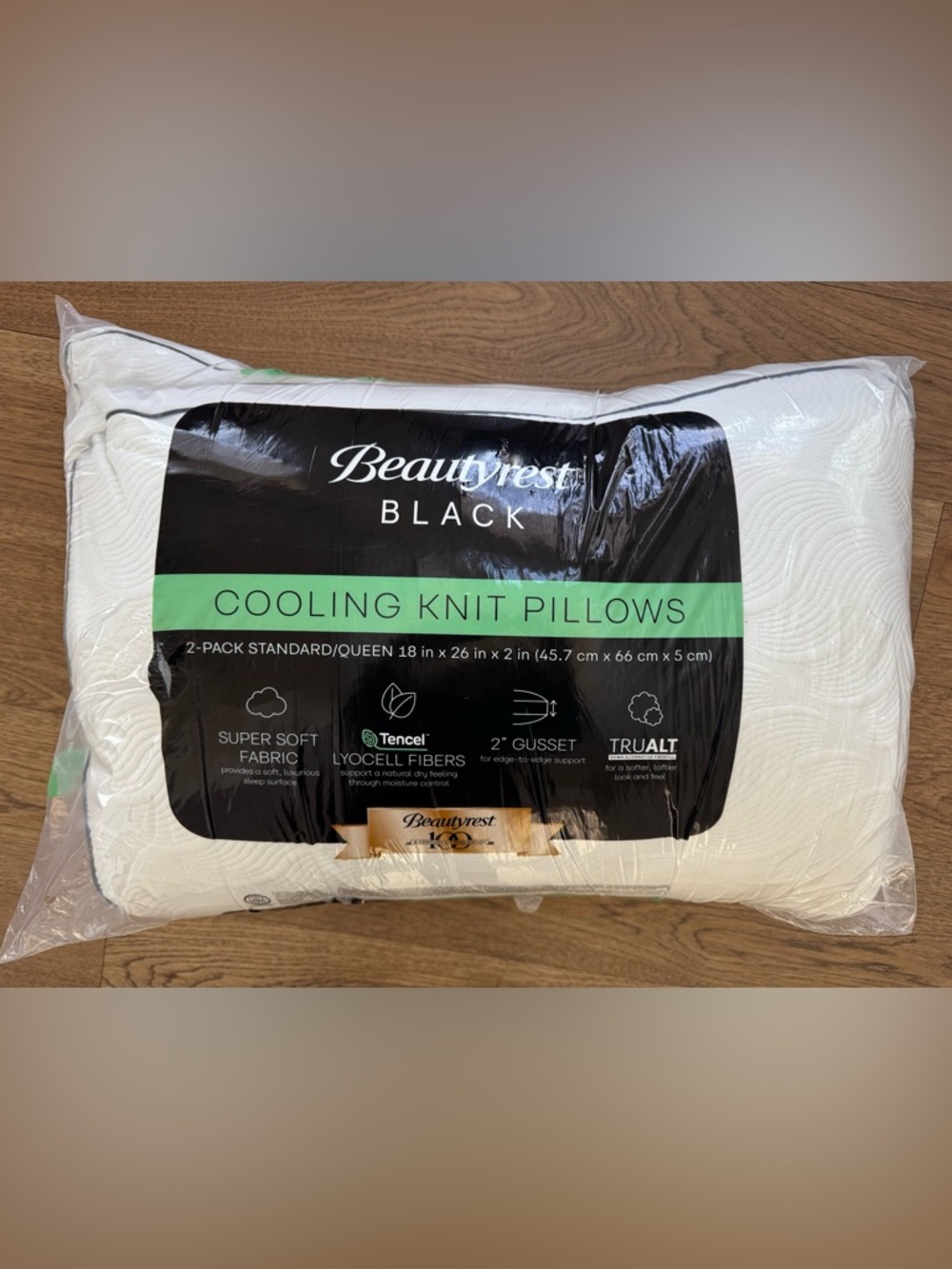 🎉LAST CHANCE🎉BEAUTY REST BLACK
2pk Luxurious Down Alternative Pillows